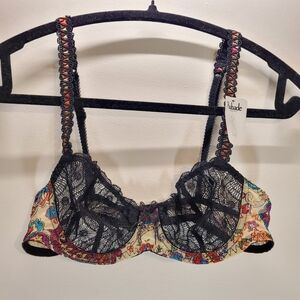 Aubade Paris NWT Esmera floral sheer lace 3214 - 34a